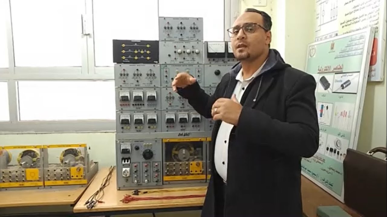 إختبار المحول فى حالة اللاحمل_تشخيص أعطال وصيانة المحولات_صف ثانى فنى آلات كهربية.م.محمود عبدالعاطى