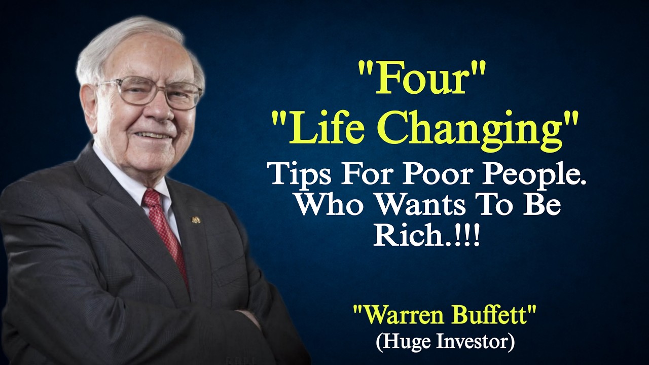 Four Tips To Be Rich | Warren Buffett's Top Quotes on Investing and Success