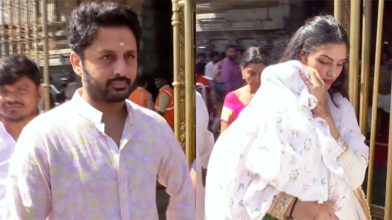 Hero Nithin and His Family Visit Tirumala | MS Talkies