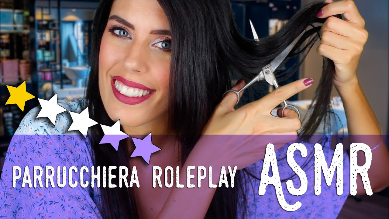 ASMR ita - 💇🏻‍♀️ PARRUCCHIERA MENO VOTATA TI TAGLIA I CAPELLI • ROLEPLAY