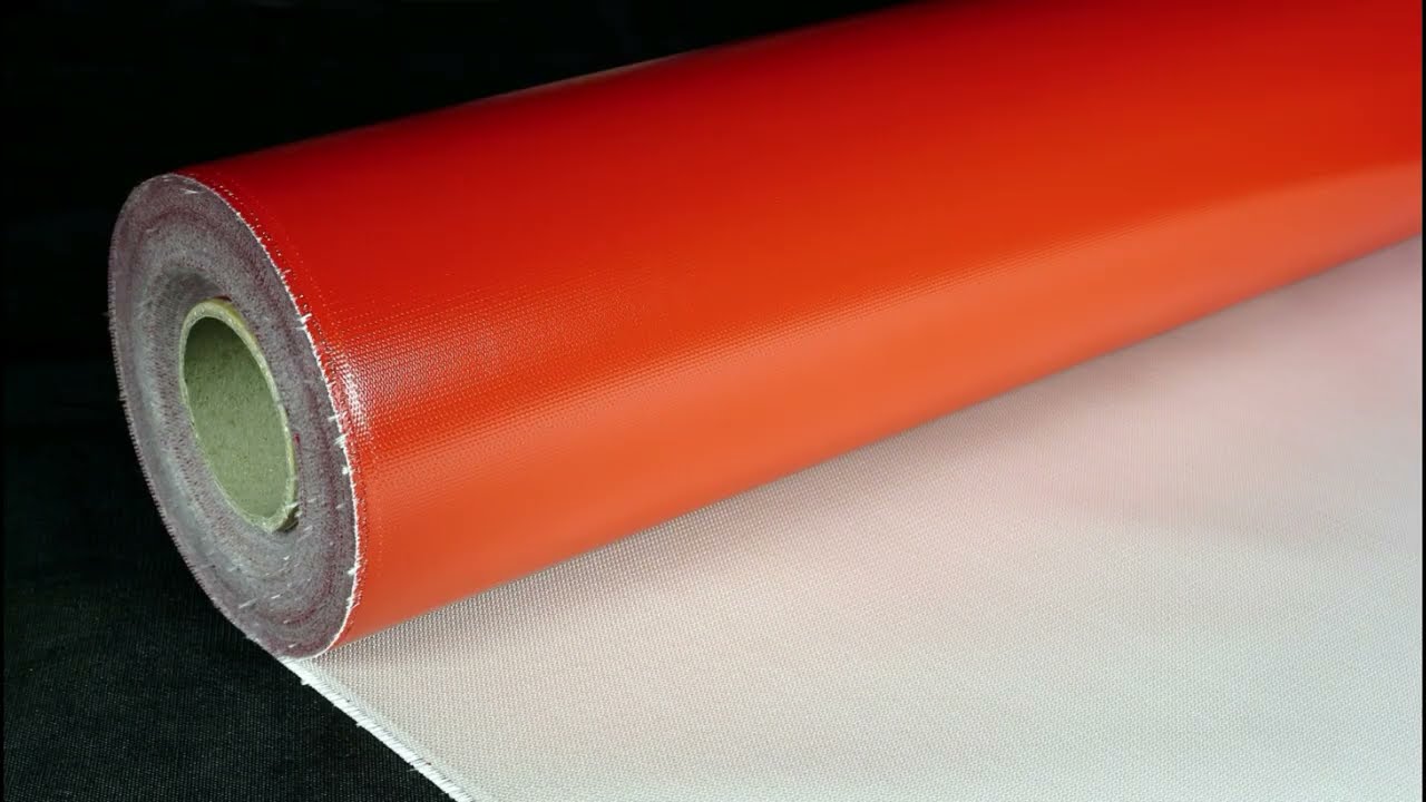 What is silicone coated fiberglass fabric used for?