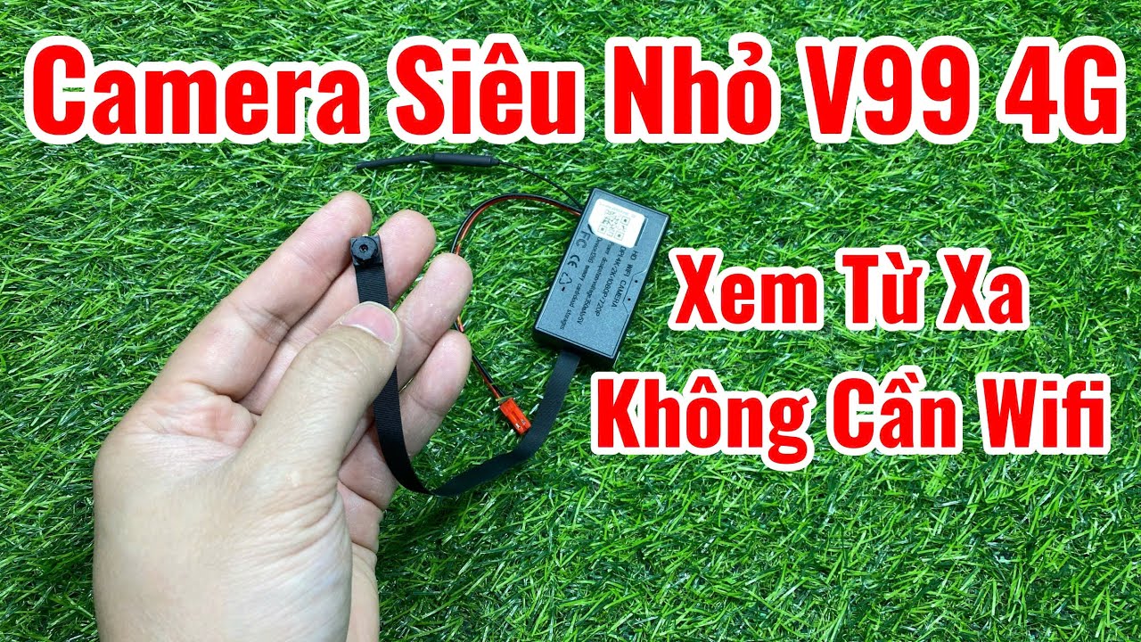 Camera Siêu Nhỏ V99sx CÓ KHE LẮP SIM 4G Xem Được Từ Xa Ở Bất Cứ Nơi Đâu Rất Tiện