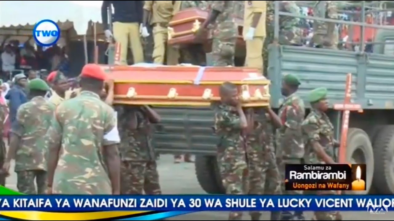 Kuagwa kwa miili ya watoto na walimu wa shule Lucy Vicent Arusha Part 01