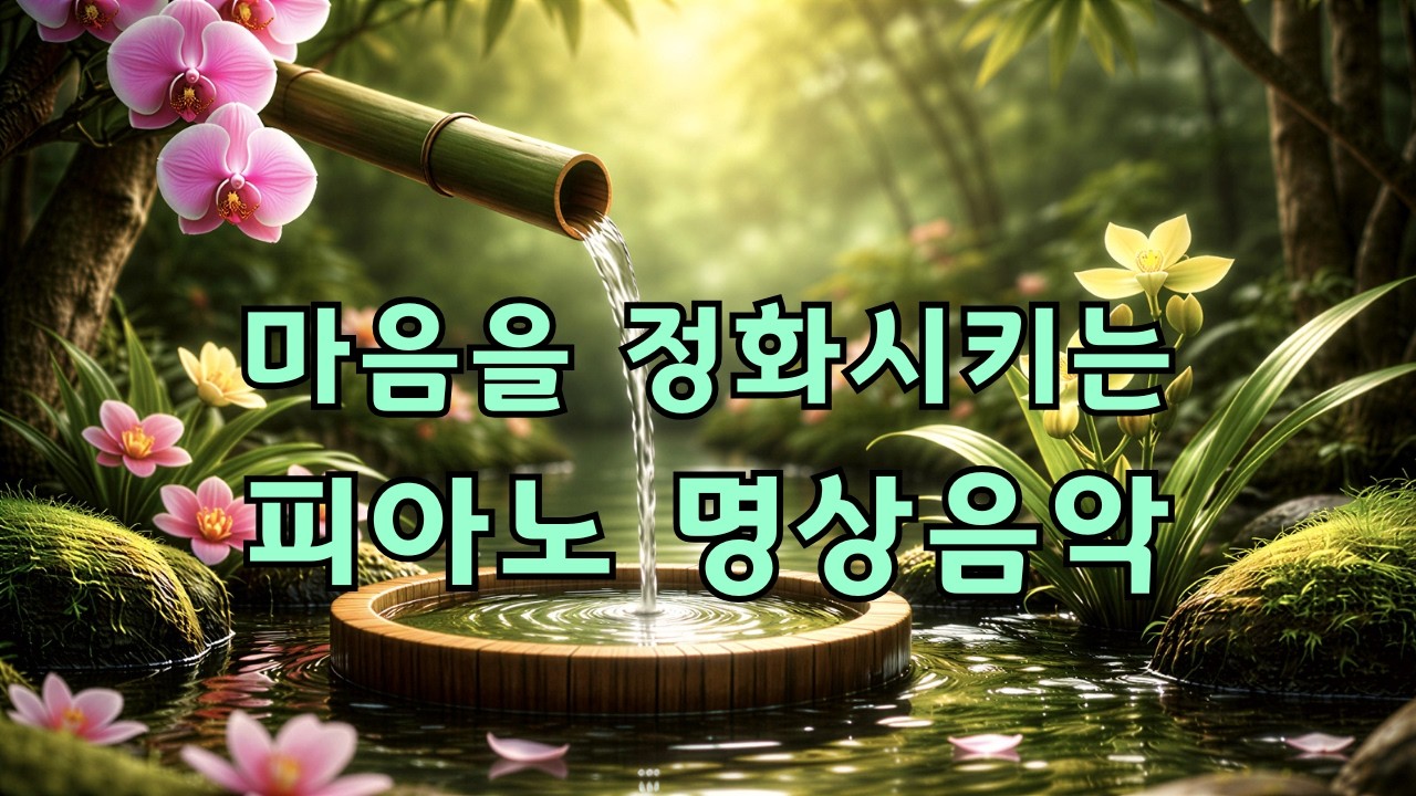 마음을 정화시키는 피아노 명상음악 ♬ 듣고 있으면 마음이 편안해지고 힐링이 됩니다.