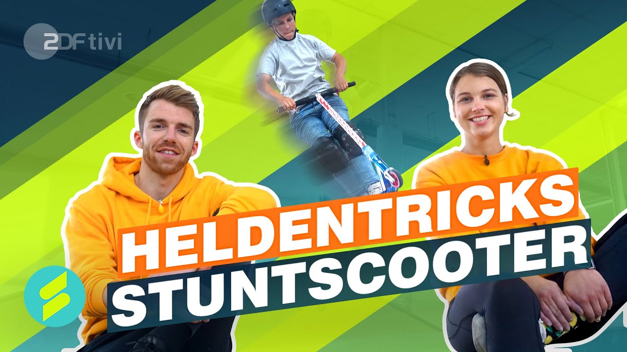 So krass ist Stuntscooter (Tricks vom Profi) Teil 2/2 - Die Sportmacher | ZDFtivi