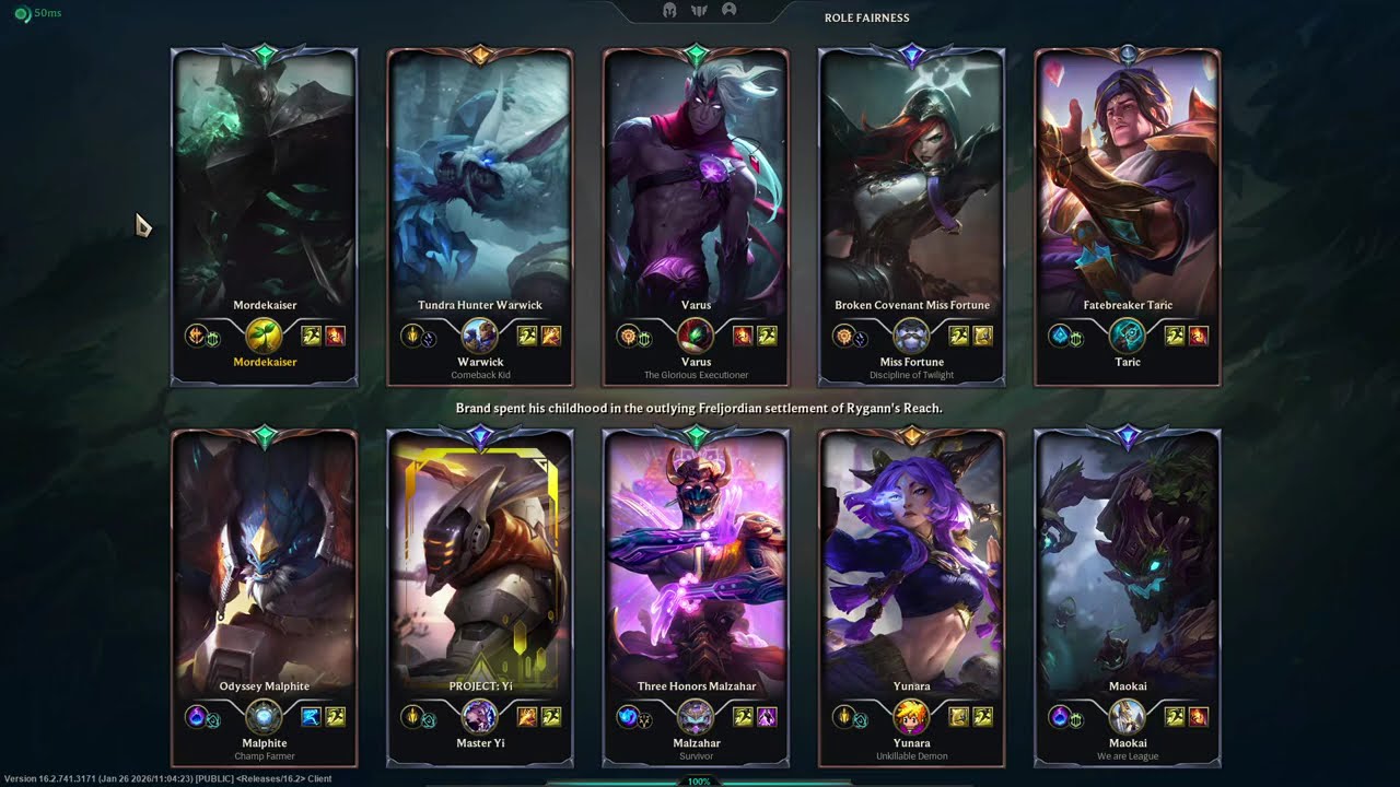League Journey #327