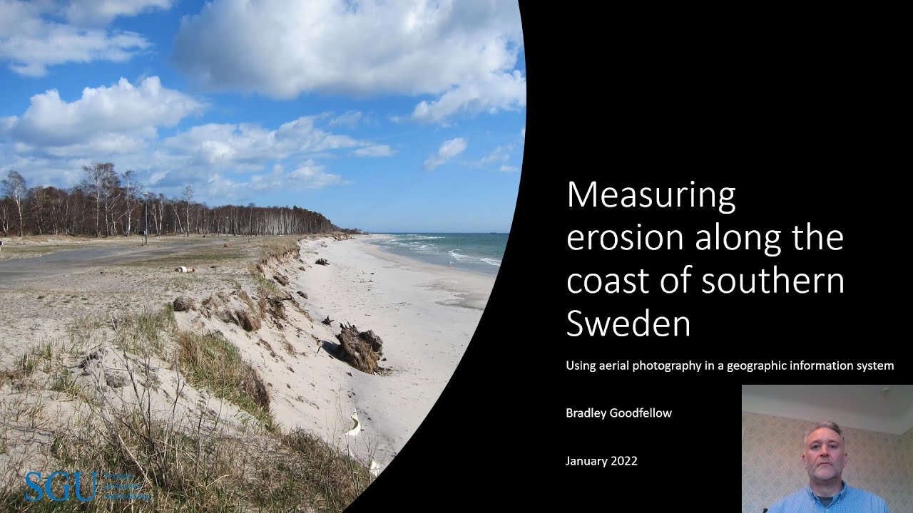 Measuring erosion along the coast of southern Sweden