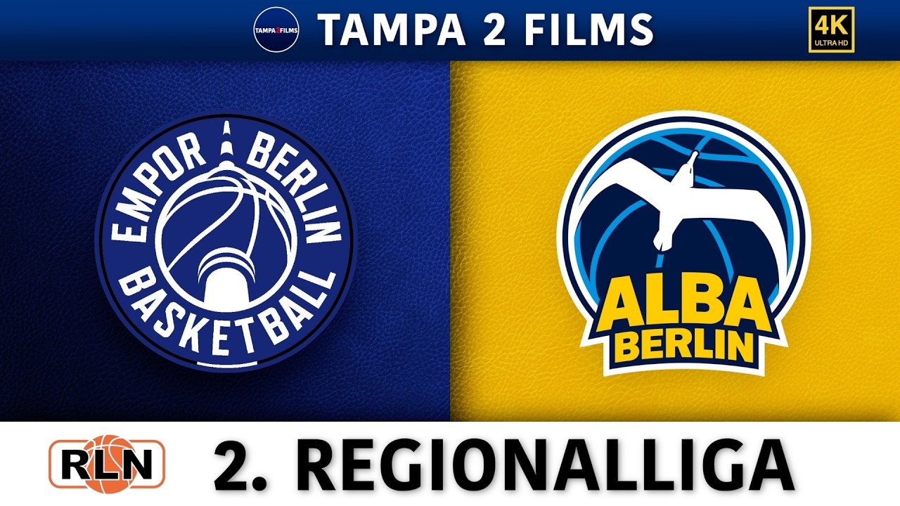 Empor Berlin vs. ALBA Berlin 2 | 2. Regionalliga Ost | 3/3/26 | 4K UHD