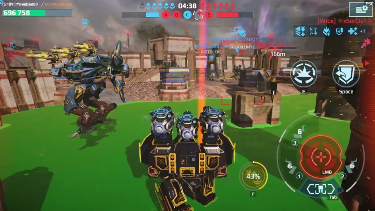 WAR ROBOTS - 2 UE ARTHUR 17 MILLION DAMAGE 15 KILLS