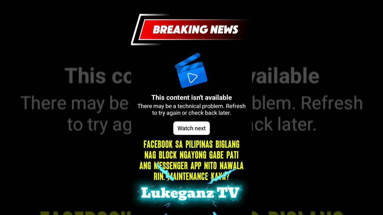 HALA! FACEBOOK BIGLANG NANGITIM NGAYONG GABE?😲 #highlights#news#facebook#black#trending#vlog