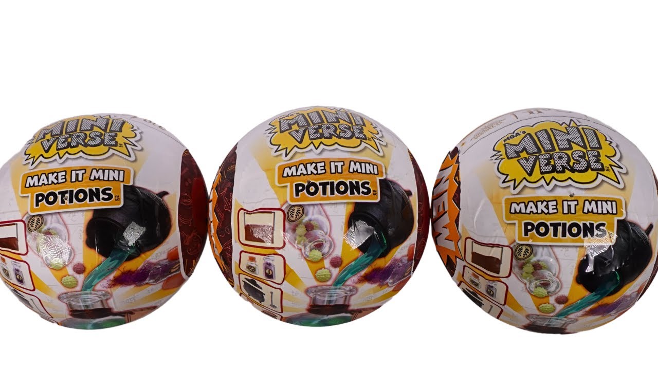 Miniverse Make it Mini Potions Harry Potter Mystery Capsule Blind Box DIY Craft Unboxing Review
