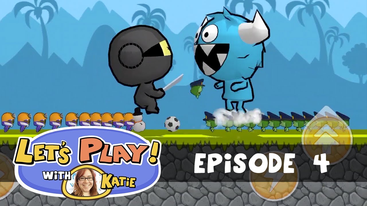 Let's Play with Katie - Glitch vs  Naomi Ninja Soccer Game