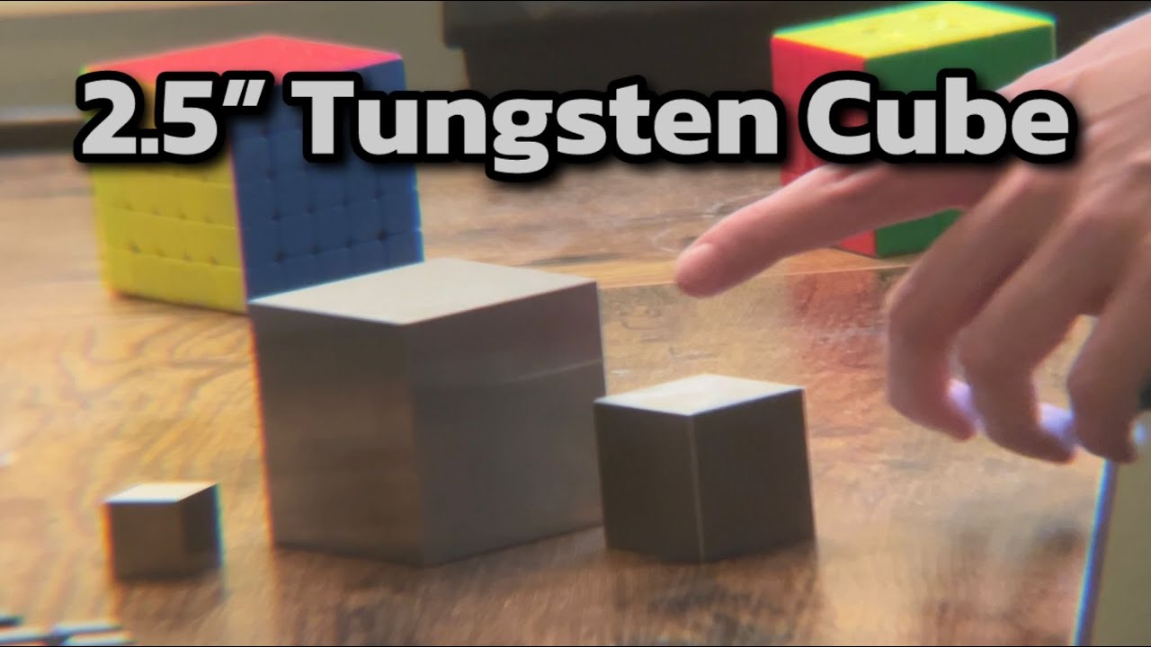 2.5 Inch Tungsten Cube