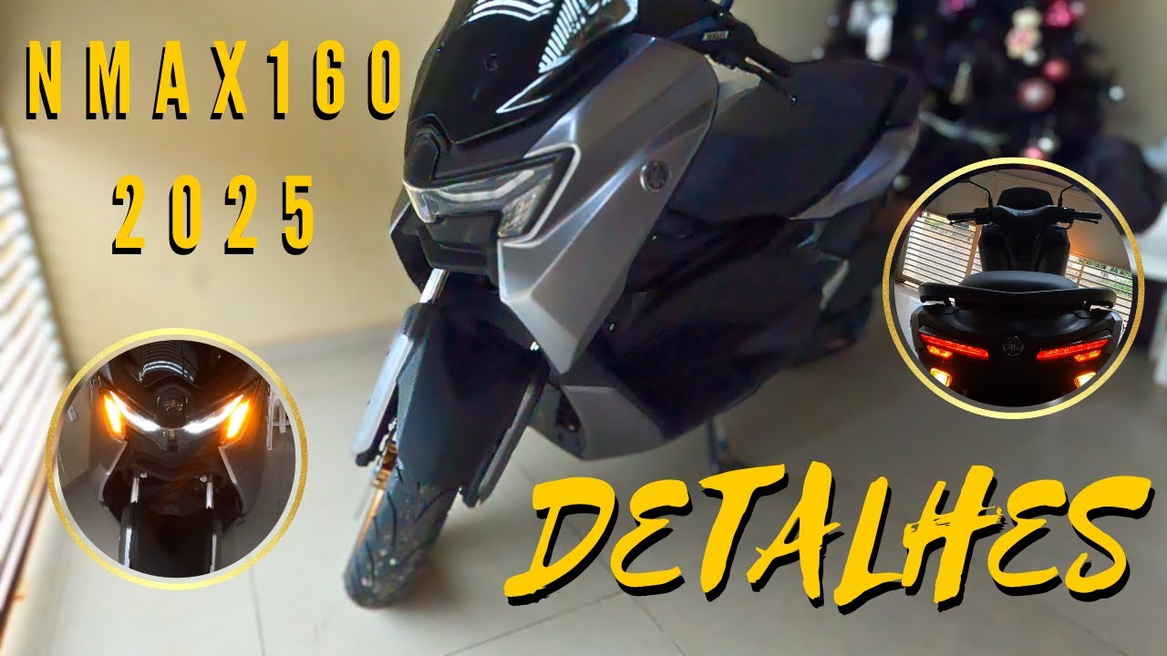 NOVA NMAX 160 2025 EM DETALHES! CONTROLE DE TRAÇÃO NA CHUVA