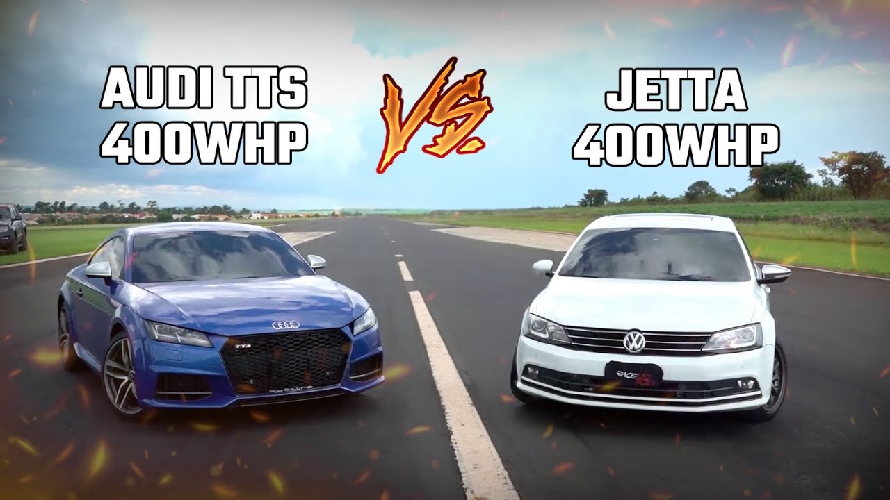 Audi TTS STG 3 vs Jetta TSI STG 3 - Drag Race!