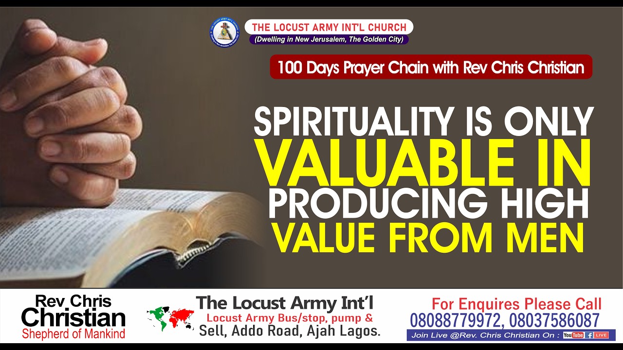 Rev. Chris Christian | Spirituality is Only Valuable in Producing High Value From Men