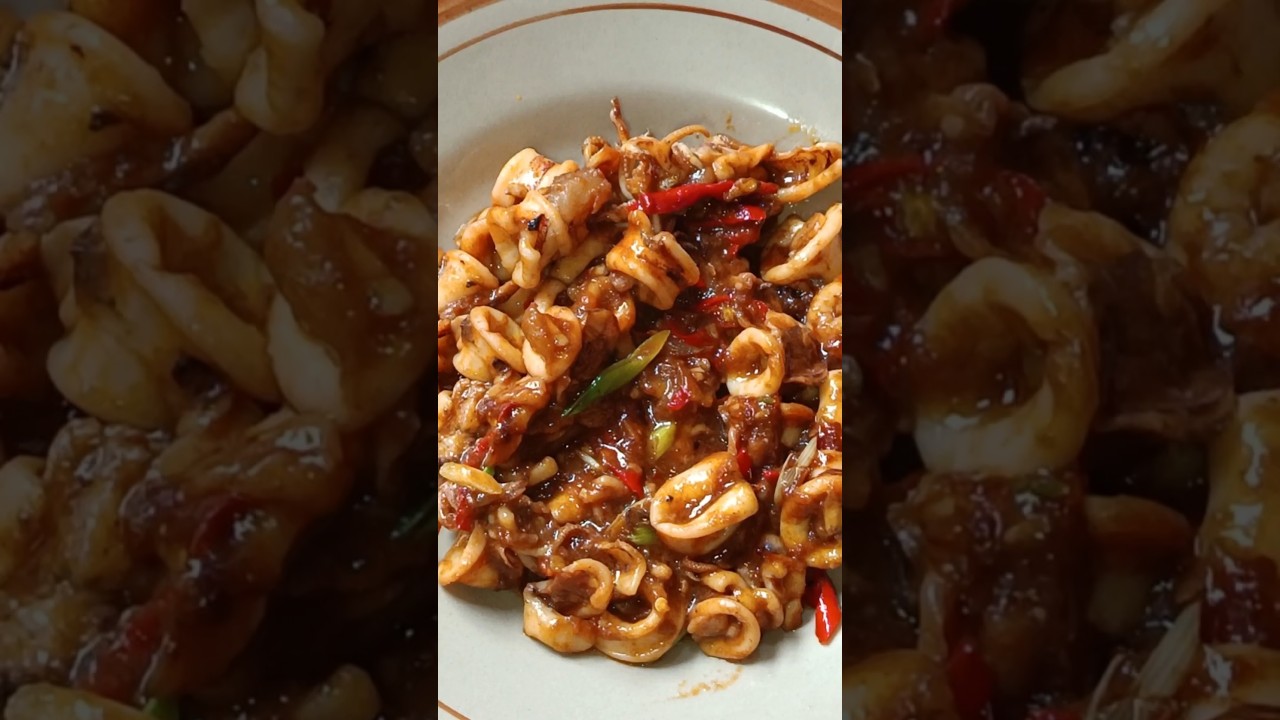 ga perlu ribet masak cumi basah, mending dimasak ini aja #cumi #cumibasahtumis #resepmasakcumi