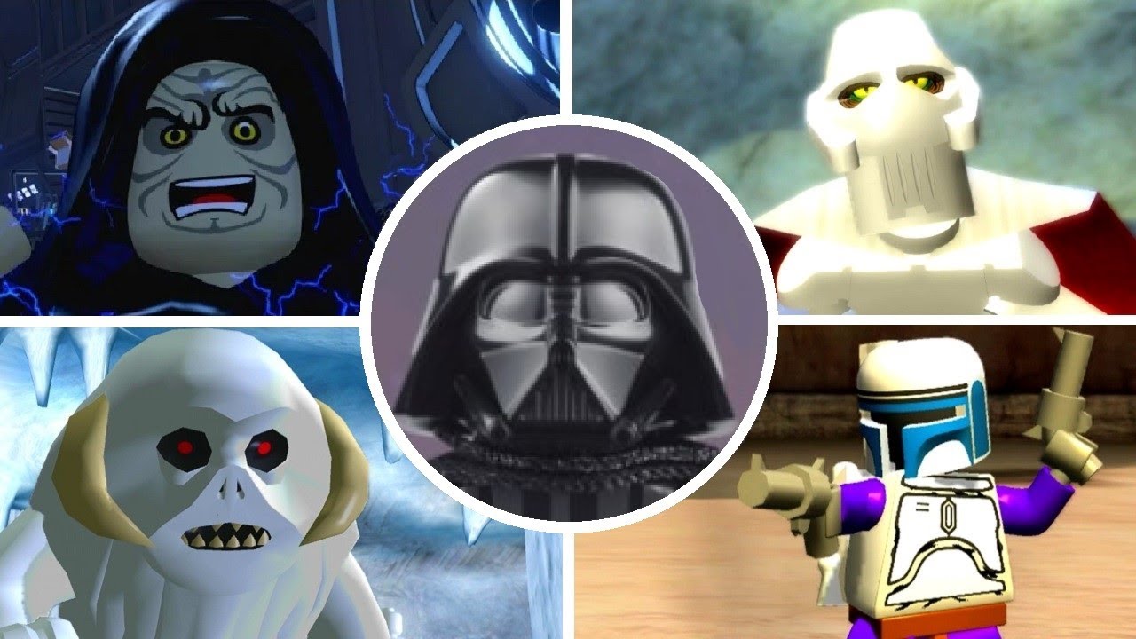 LEGO Star Wars The Complete Saga - All Bosses