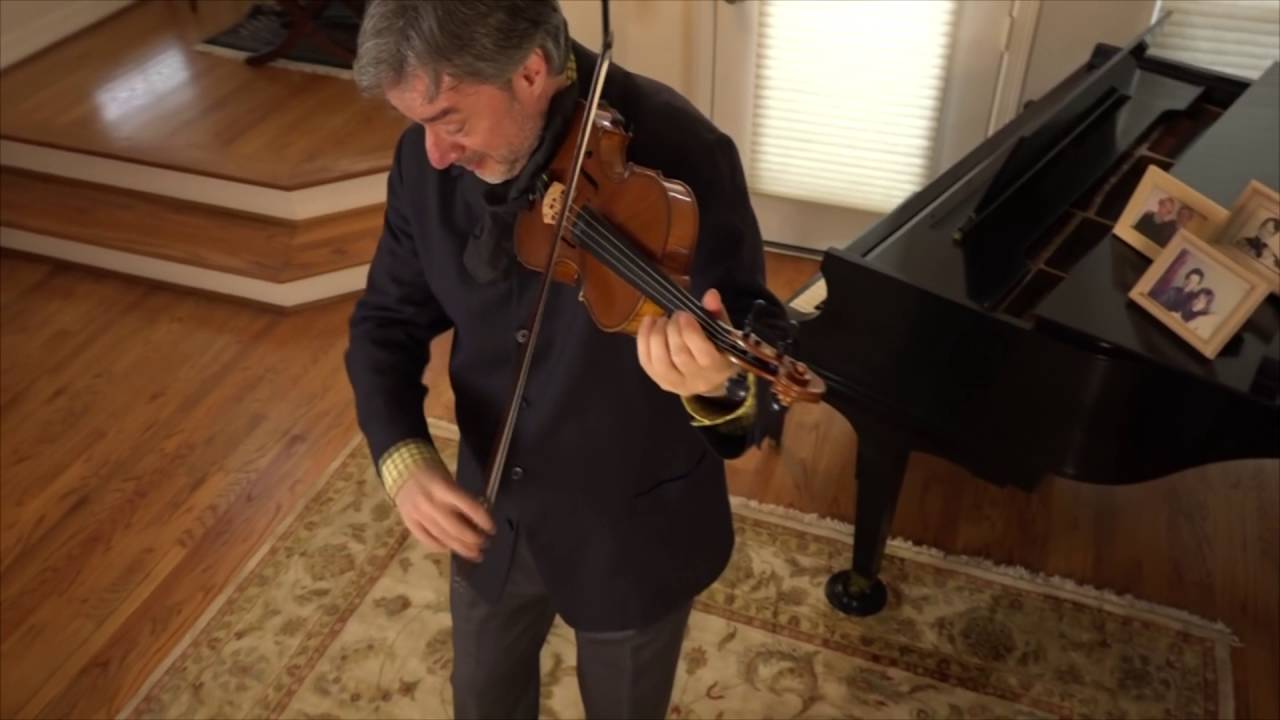Sergei Galperin violin, Bach, Allegro Assai from C major Sonata