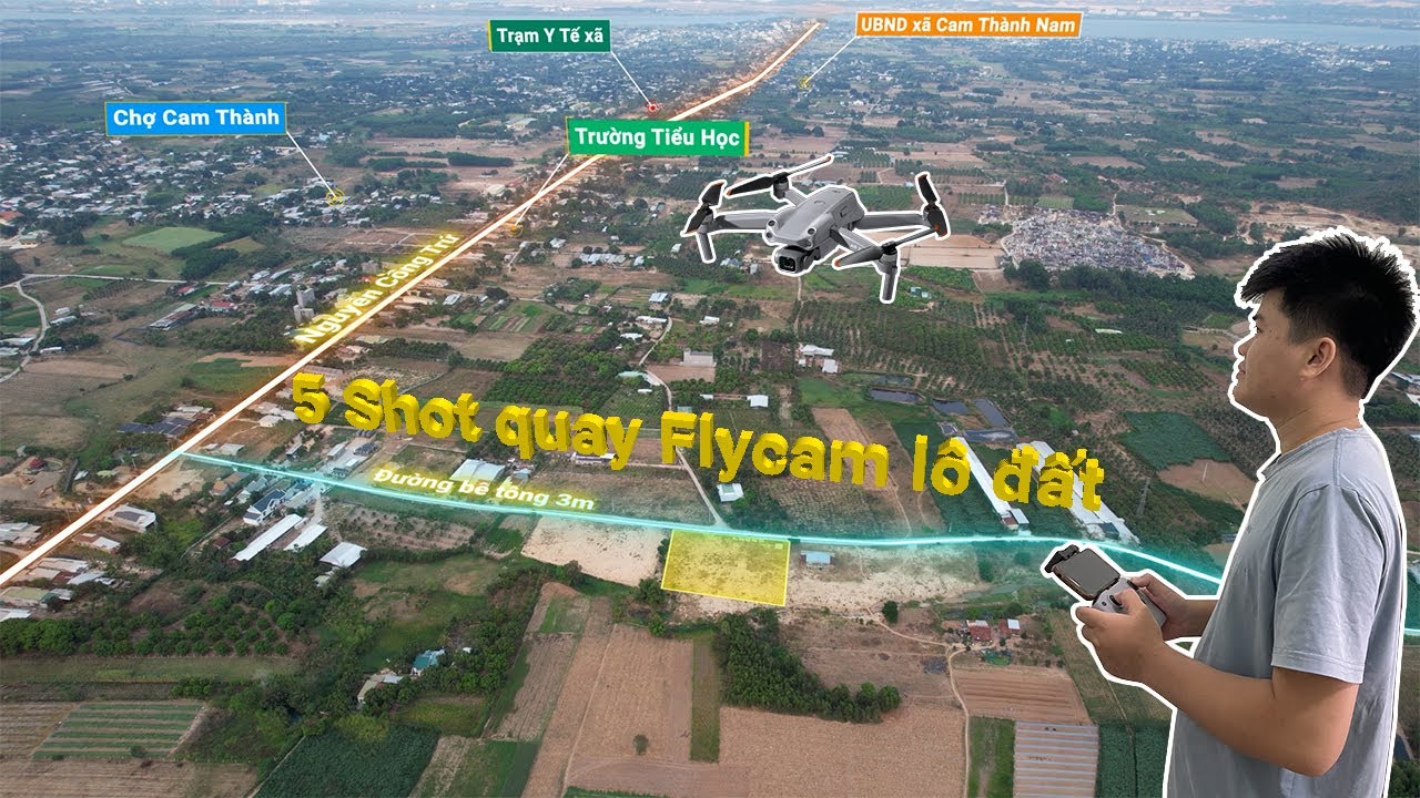 5 shot flycam quay lô đất không thể thiếu cho video giới thiệu bất động sản - DJI Air2S