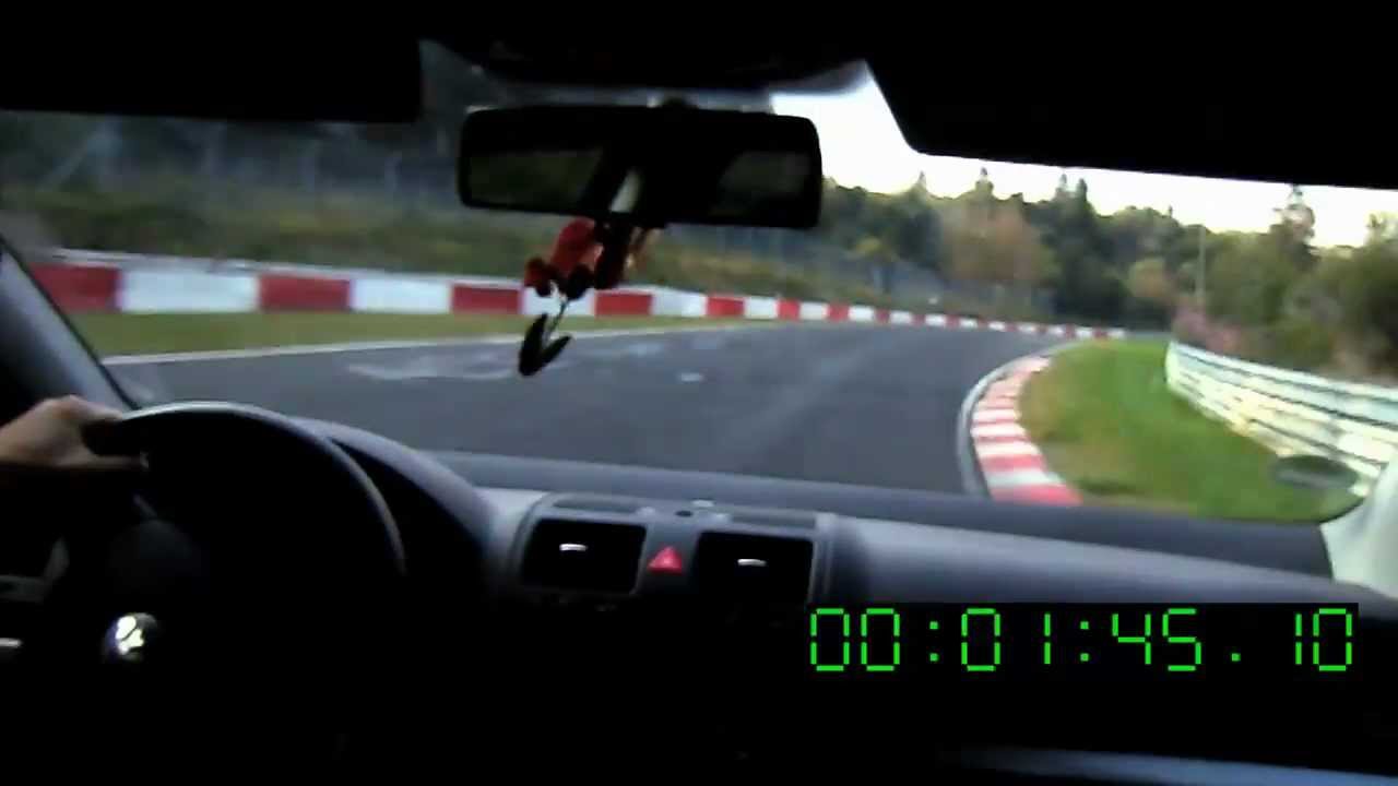 Nordschleife VW Golf V 140 PS TDI 9:25:93 BTG neue Bestzeit - BMW Killer ;-)