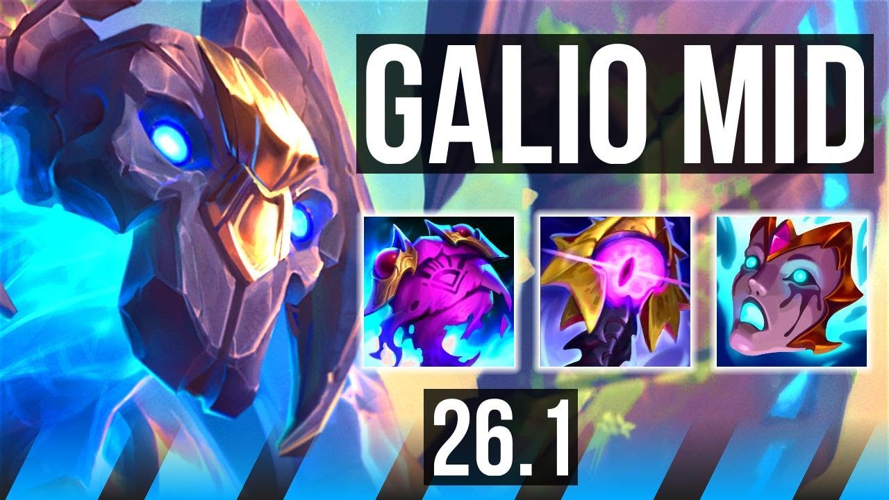 GALIO vs AKALI (MID) | 40K damage, Good KDA: 11/2/17 | EUW Master | 26.1