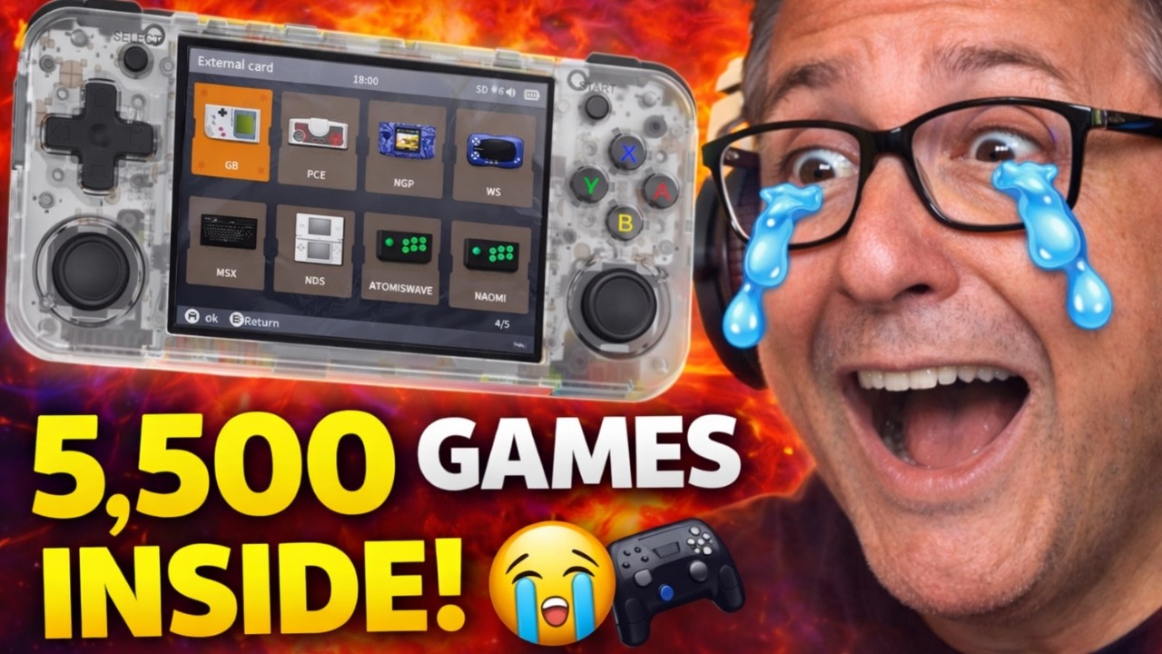RG35XX H Review: The Ultimate Retro Console with 5,500+ Games!