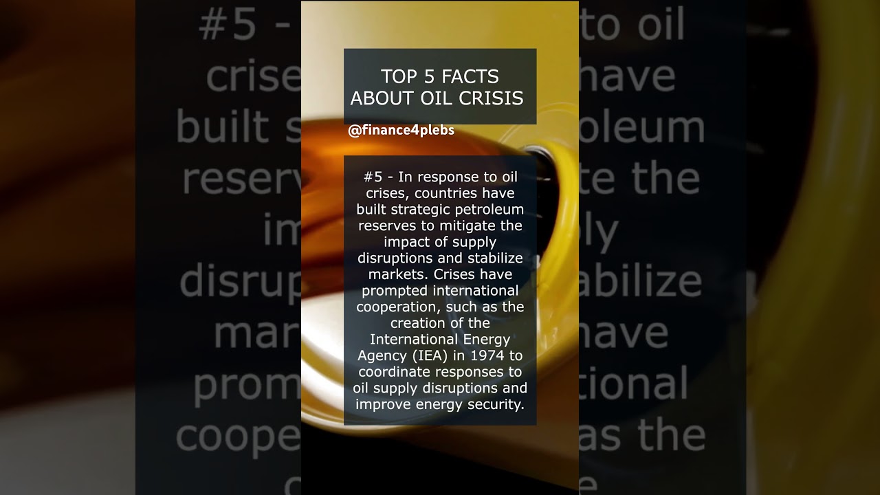 TOP FIVE OIL CRISIS FACTS [E] #opec #opecplus #opac #oilcountries #war #petrodollar