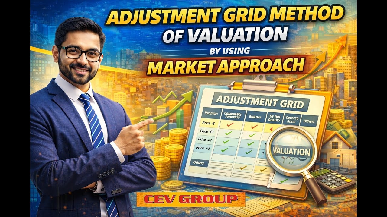 ADJUSTMENT GRID METHOD OF VALUATION BY USING MARKET APPROACH BY THE BEST RVO IN INDIA