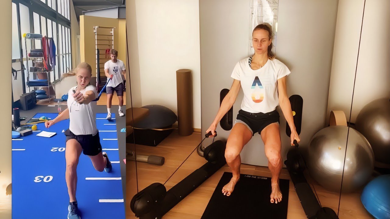 Liudmila Samsonova Tennis Training Hits Different