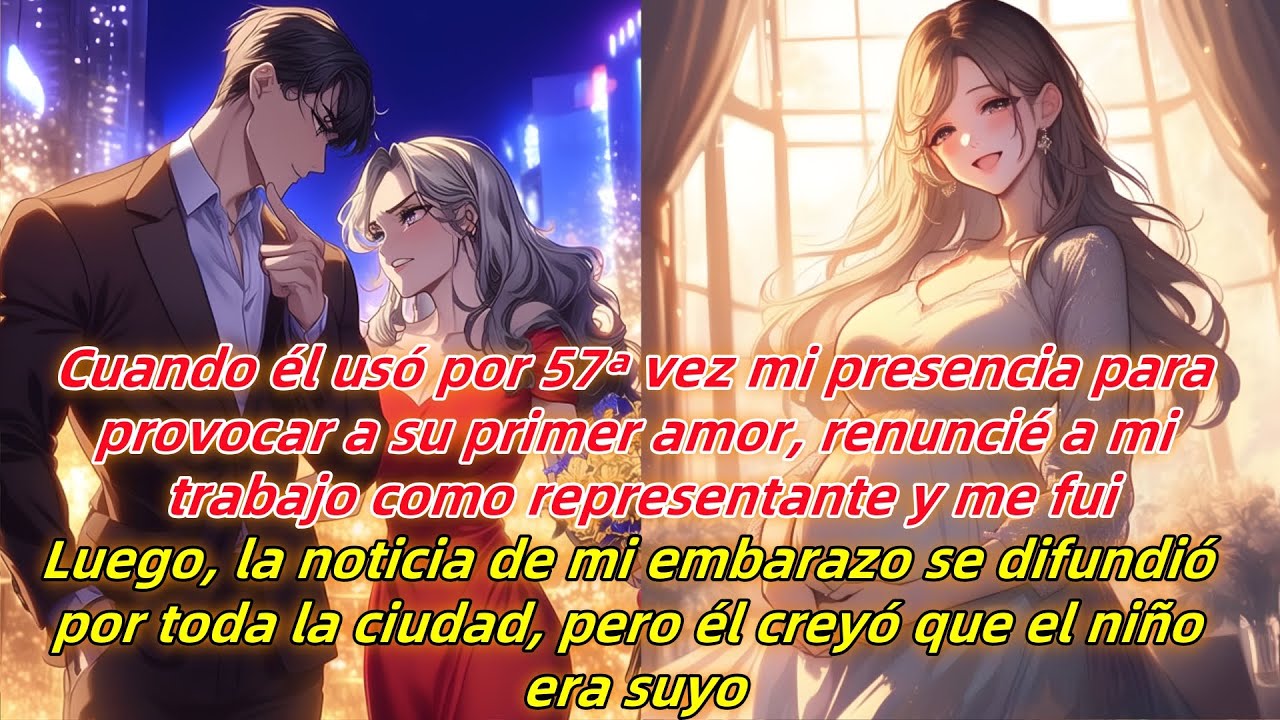 El me usó para provocarla, me fui. Luego, Mi embarazo se hizo público, y él creyó que era suyo.