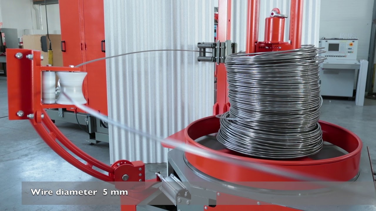 RI 12 -  Rotor type wire straightening machine - Schnell Spa