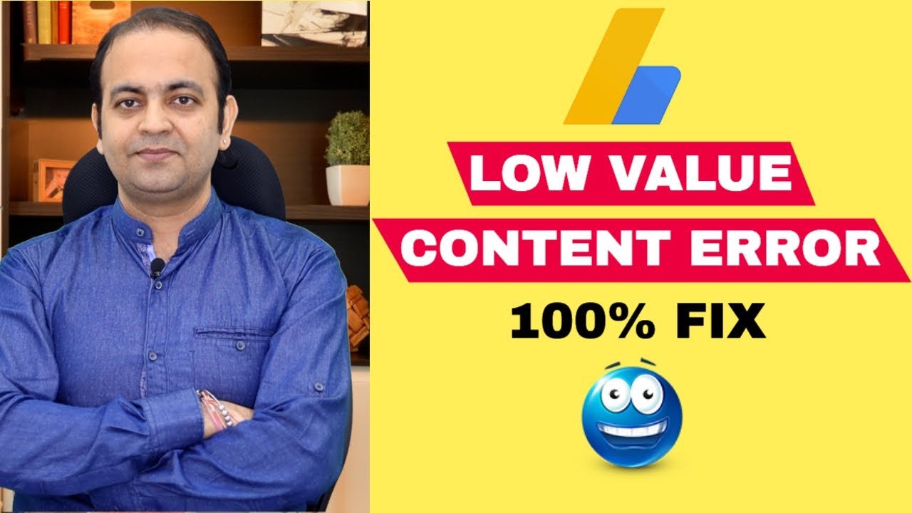 How to fix low value content error in google adsense problem 2021 | Techno Vedant