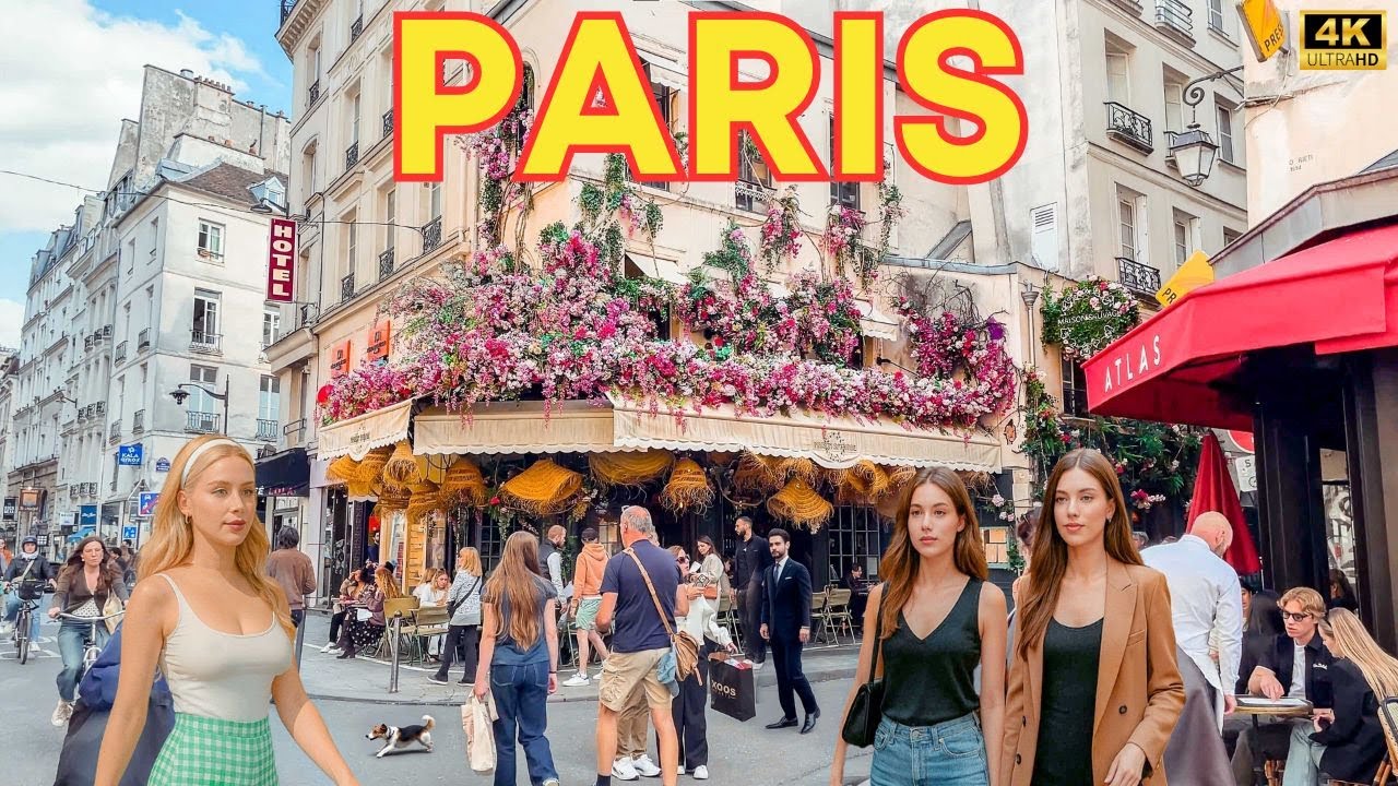 Paris, France 🇫🇷 -  4K PARIS 29 May 2025 ☀️Saint-Germain-des-Prés, Saint Michel - Walk with Captions