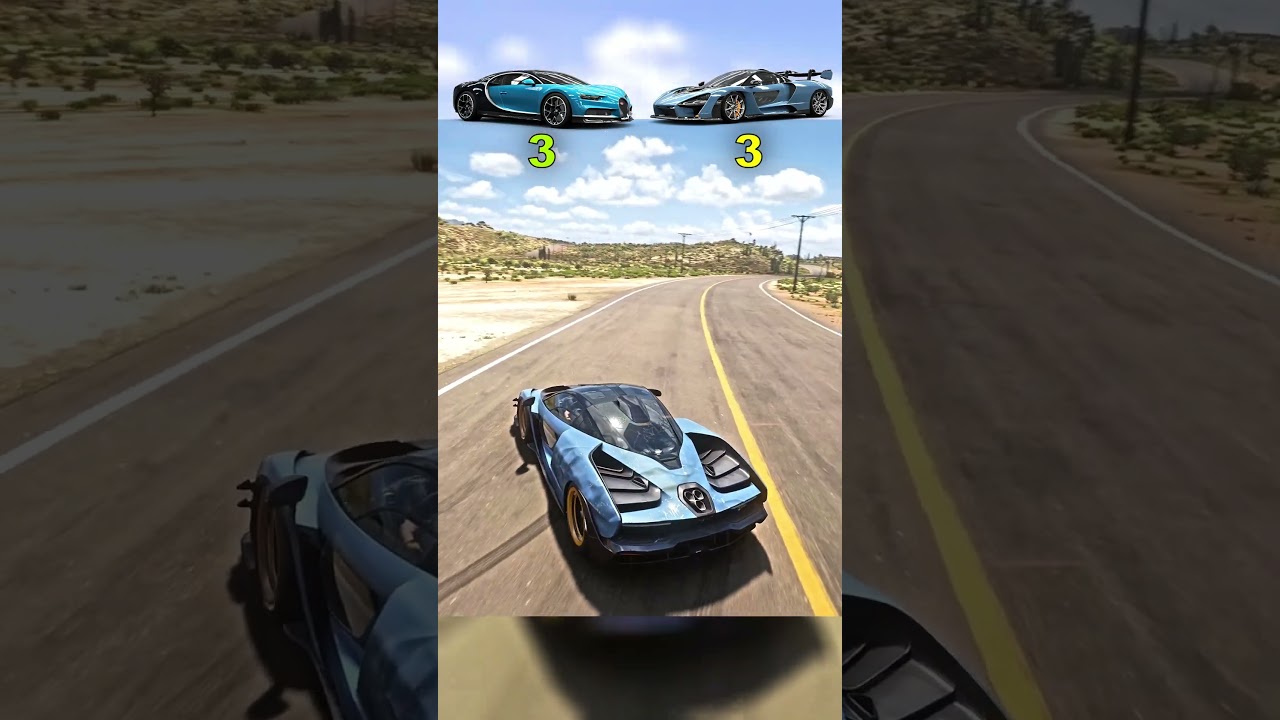 Bugatti Chiron VS McLaren Seena