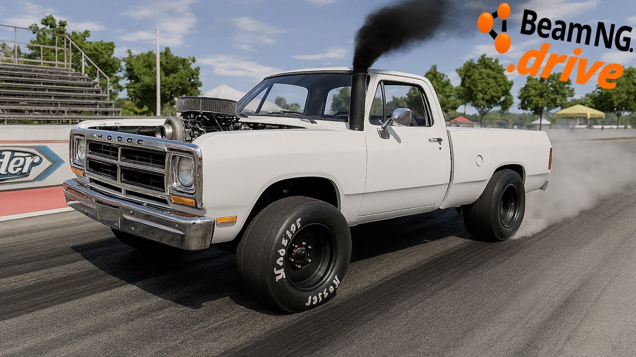 2800HP FIRST GEN CUMMINS MONSTER DRAG TRUCK! - BeamNG.drive MP