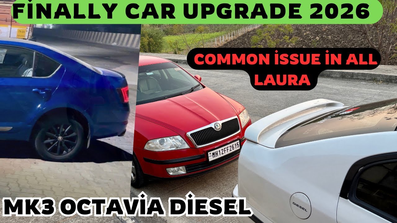 Finally car upgrade 2026 | Skoda laura 1.9 TDI 🥳| genuinely Mk3 Octavia is gem 💎 