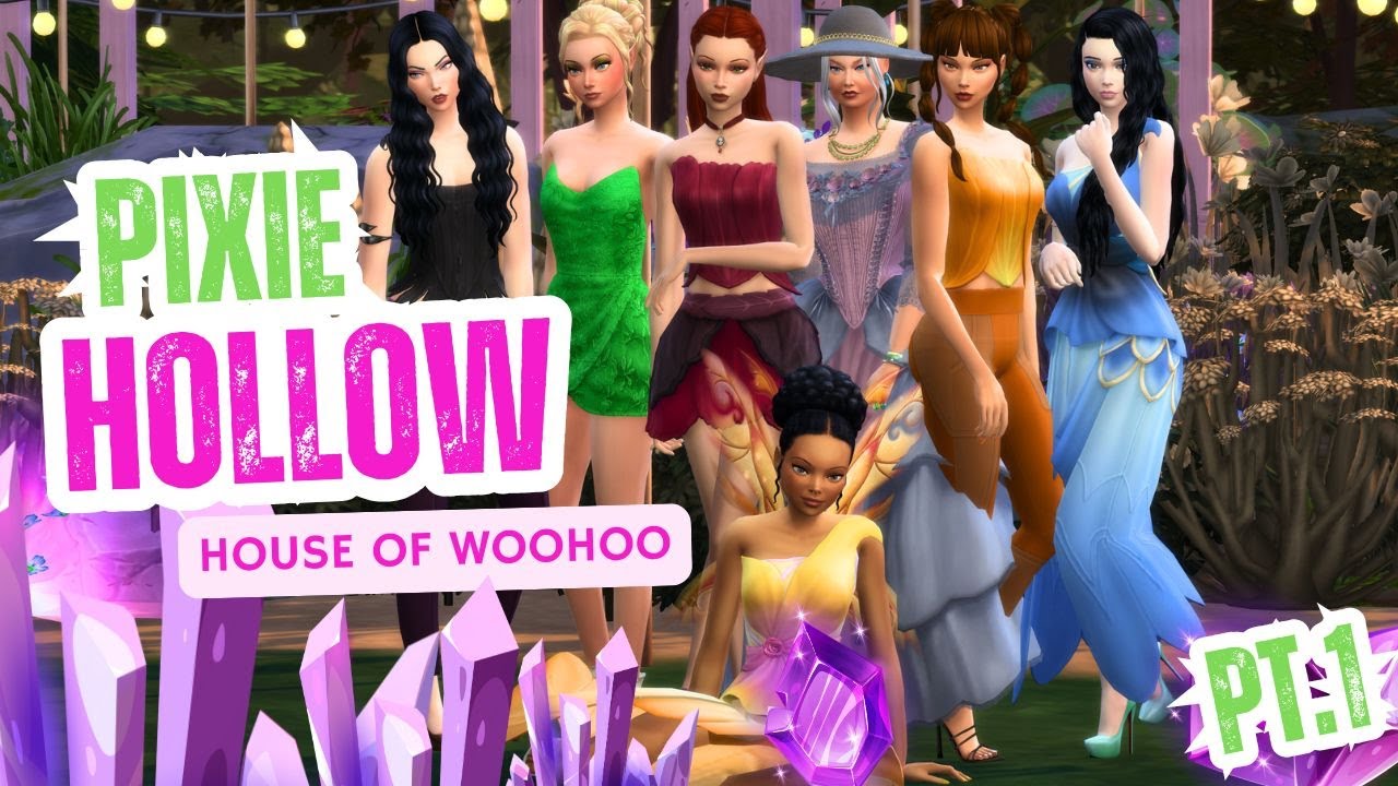 ДАВАЙТЕ ПОИГРАТЬ: The Sims 4 Зачарованные природой (Дом Вуху в Долине Фей) ЧАСТЬ 1