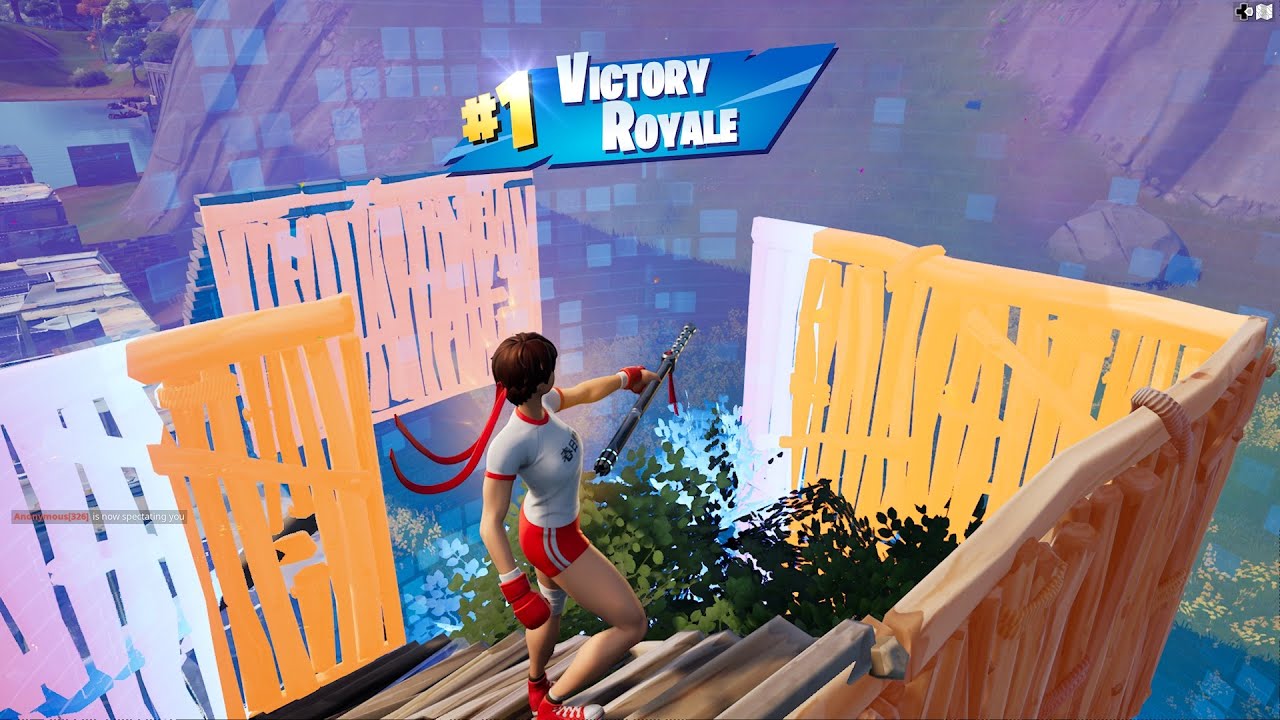 SAKURA GYM SKIN+WIDOW'S BITE IN FORTNITE!! Solo Gameplay #EpicPartner