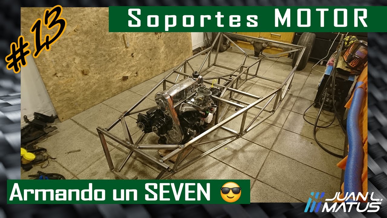 #13 - 😎 Armando un Lotus SEVEN: FABRICANDO los soportes del MOTOR 🧨 - Juanlmatus.com