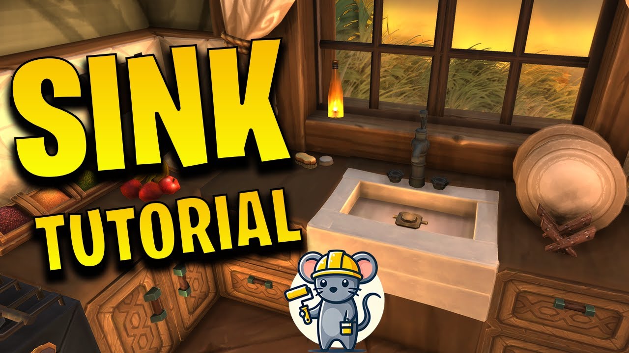WoW Housing Tutorial | Custom Kitchen Sink
