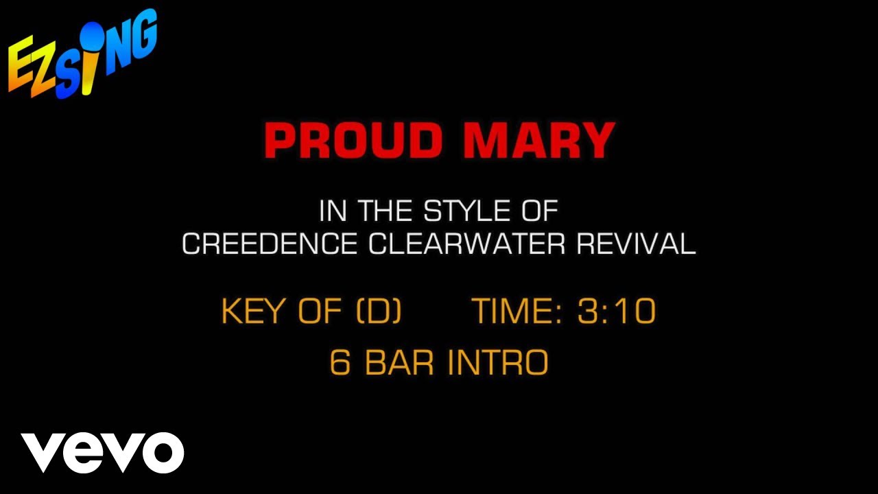 Creedence Clearwater Revival - Proud Mary (Karaoke)