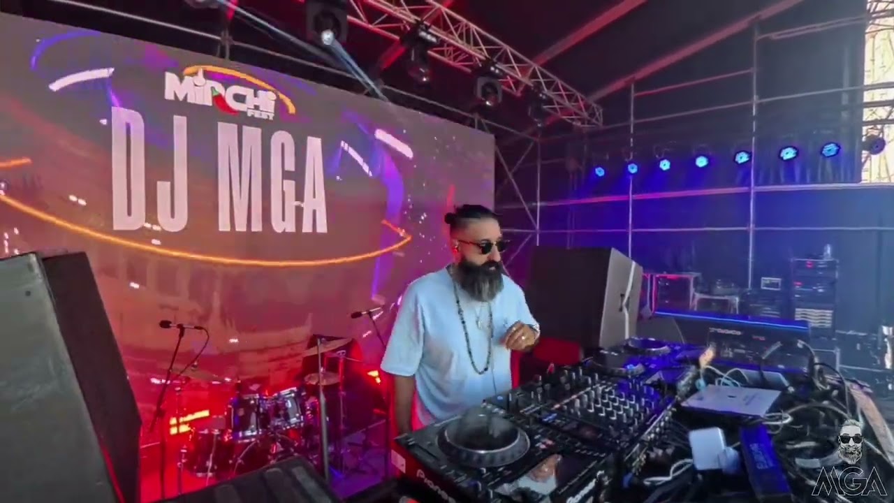 DJ MGA at mirchi 2025 | Bollywood Music | Festival | 2025 | High Energy | House | EDM | Indo House |