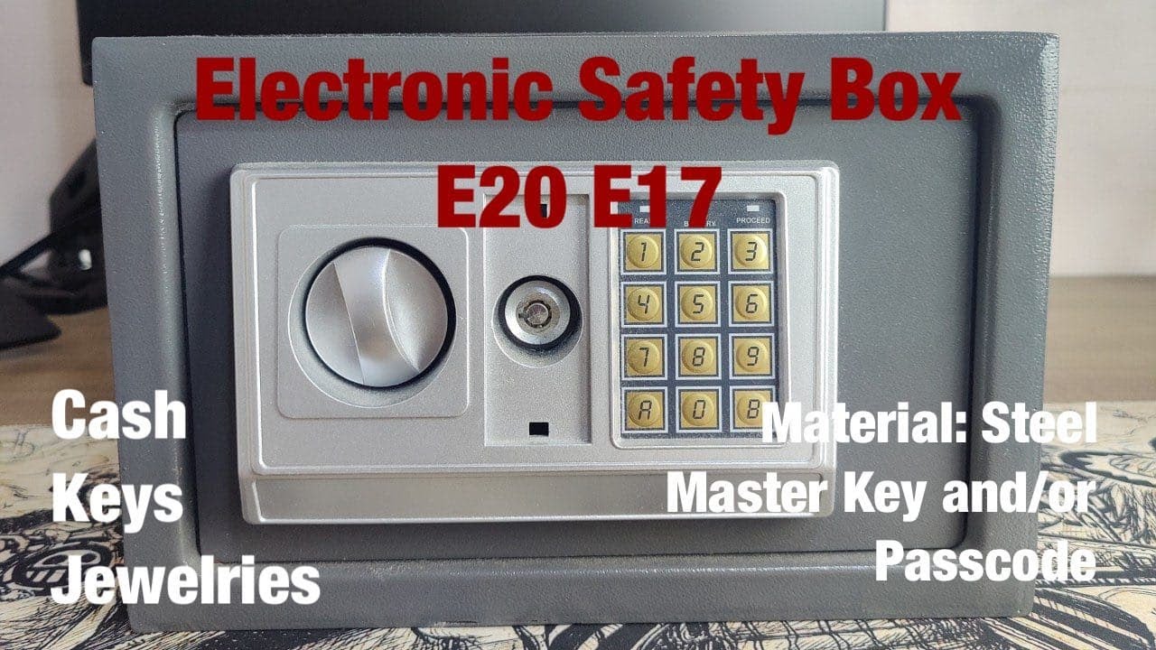 (2026) Steel Electronic Digital Safety Security Safety Vault Box | SET UP TUTORIAL
