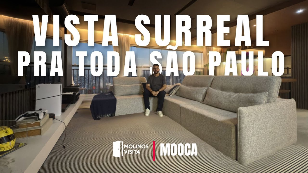 APARTAMENTO DE R$3.500.000 NA MOOCA COM VISTA SURREAL PARA TODA A CIDADE DE SÃO PAULO! | MC5532