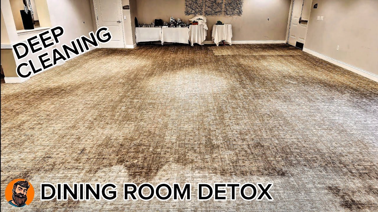 Transforming a Dirty Dining Room Carpet at a Retirement Home
