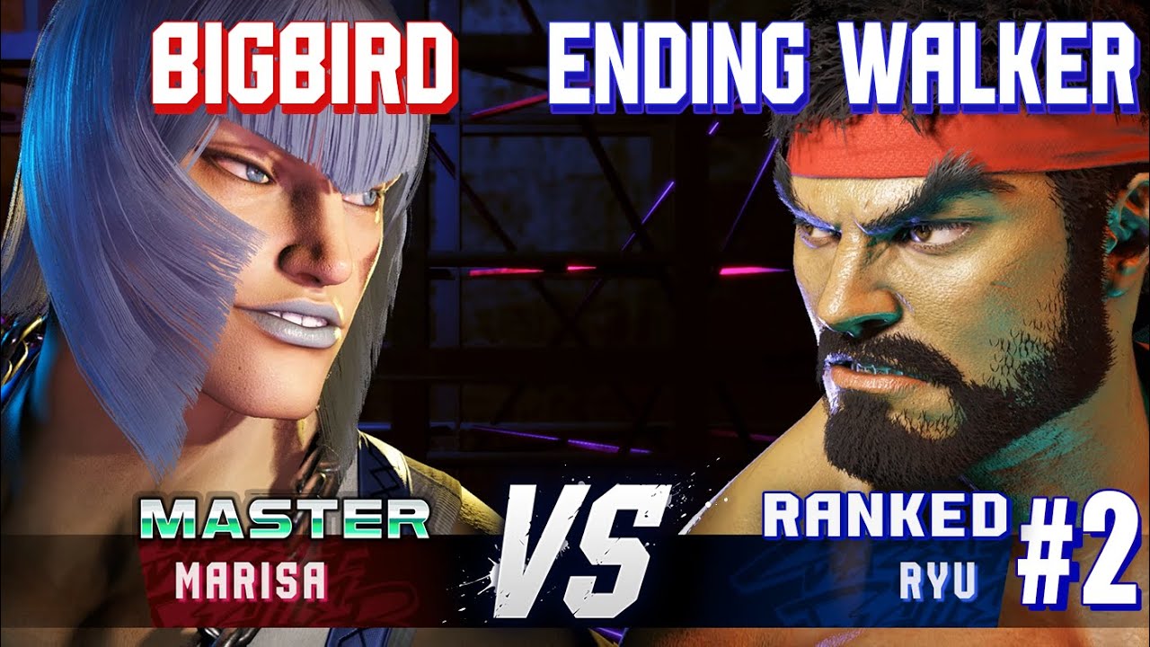 SF6 ▰ BIGBIRD (Marisa) vs ENDING WALKER (#2 Ranked Ryu) ▰ High Level Gameplay