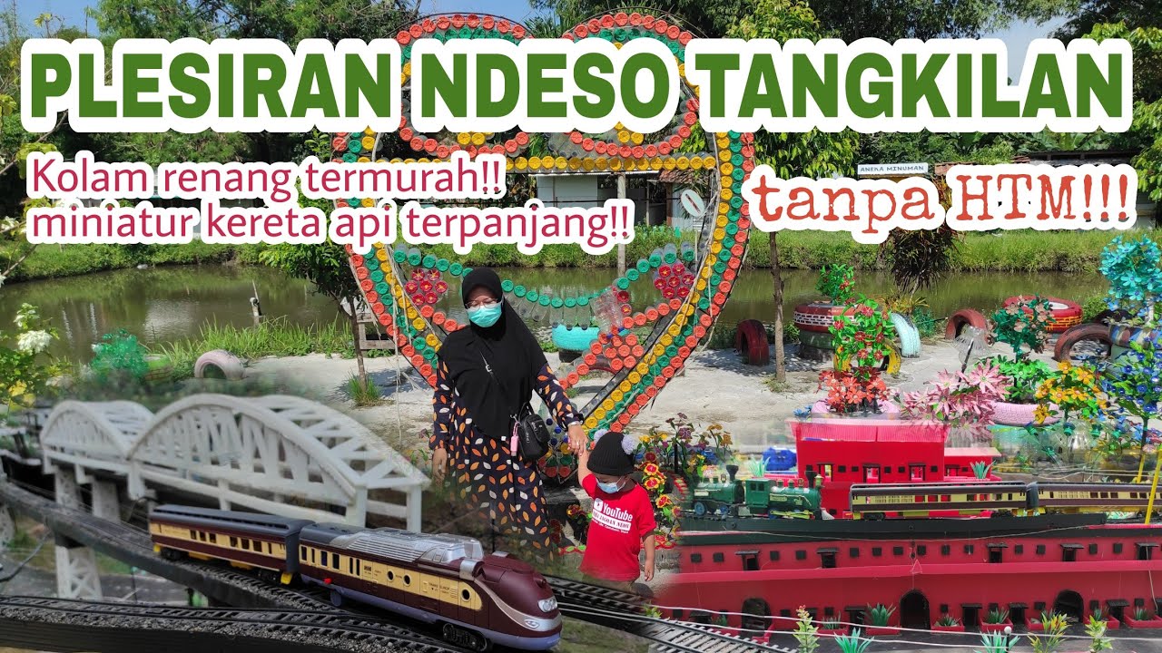 MINIATUR KERETA API UNIK DI PLESIRAN NDESO TANGKILAN