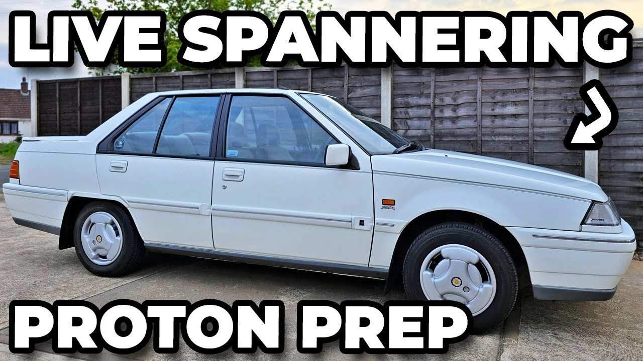 Bicester Scramble Proton Saga Iswara Prep - Friday LIVE & Spannering LIVE!