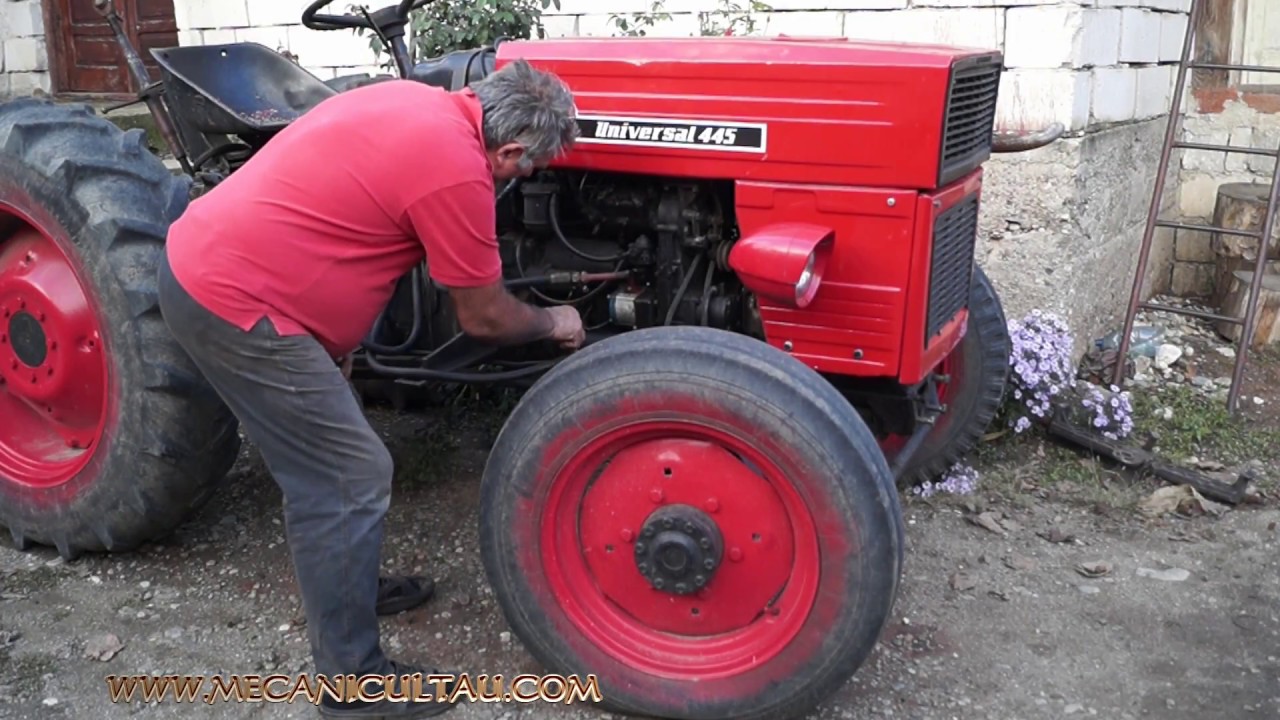 CUM SE MONTEAZA DANFUS &  FUNCTIONARE SERVO DIRECTIE- TRACTOR  U 445 DT- HD